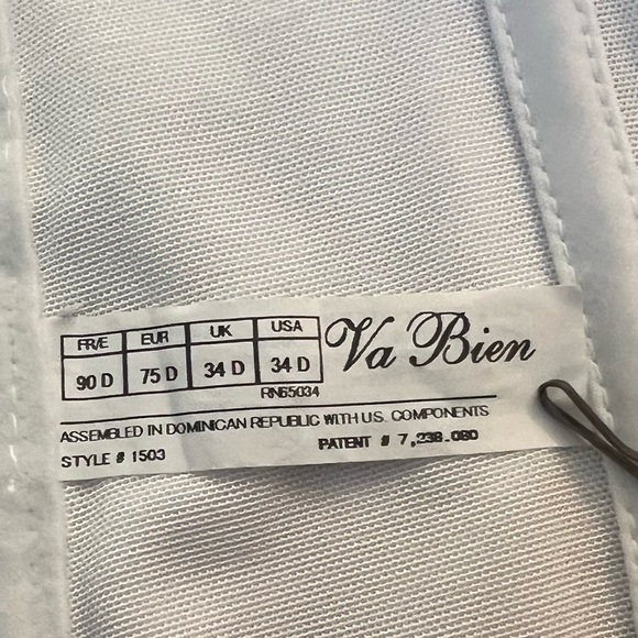 Va Bien White Seamless Hourglass Bustier 34D - Bridal, Wedding, Shapewear - Picture 7 of 8